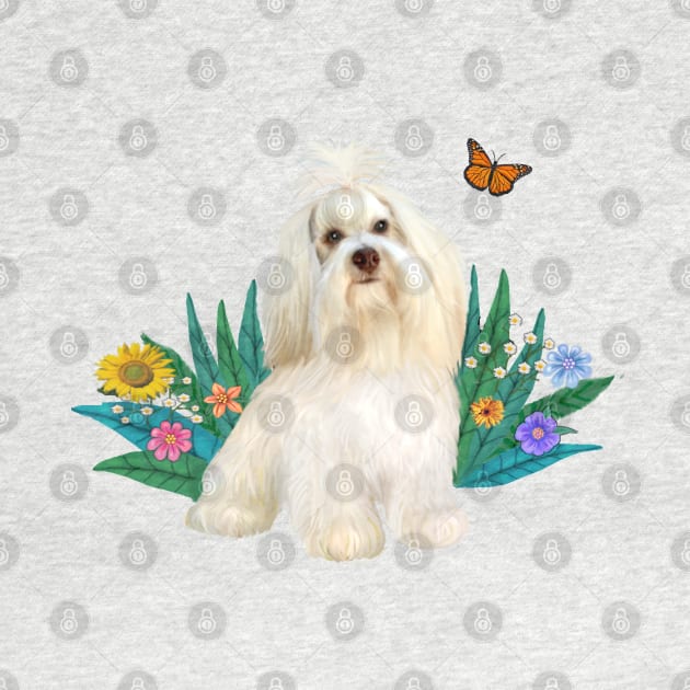 The Butterfly and the Havanese by Dogs Galore and More